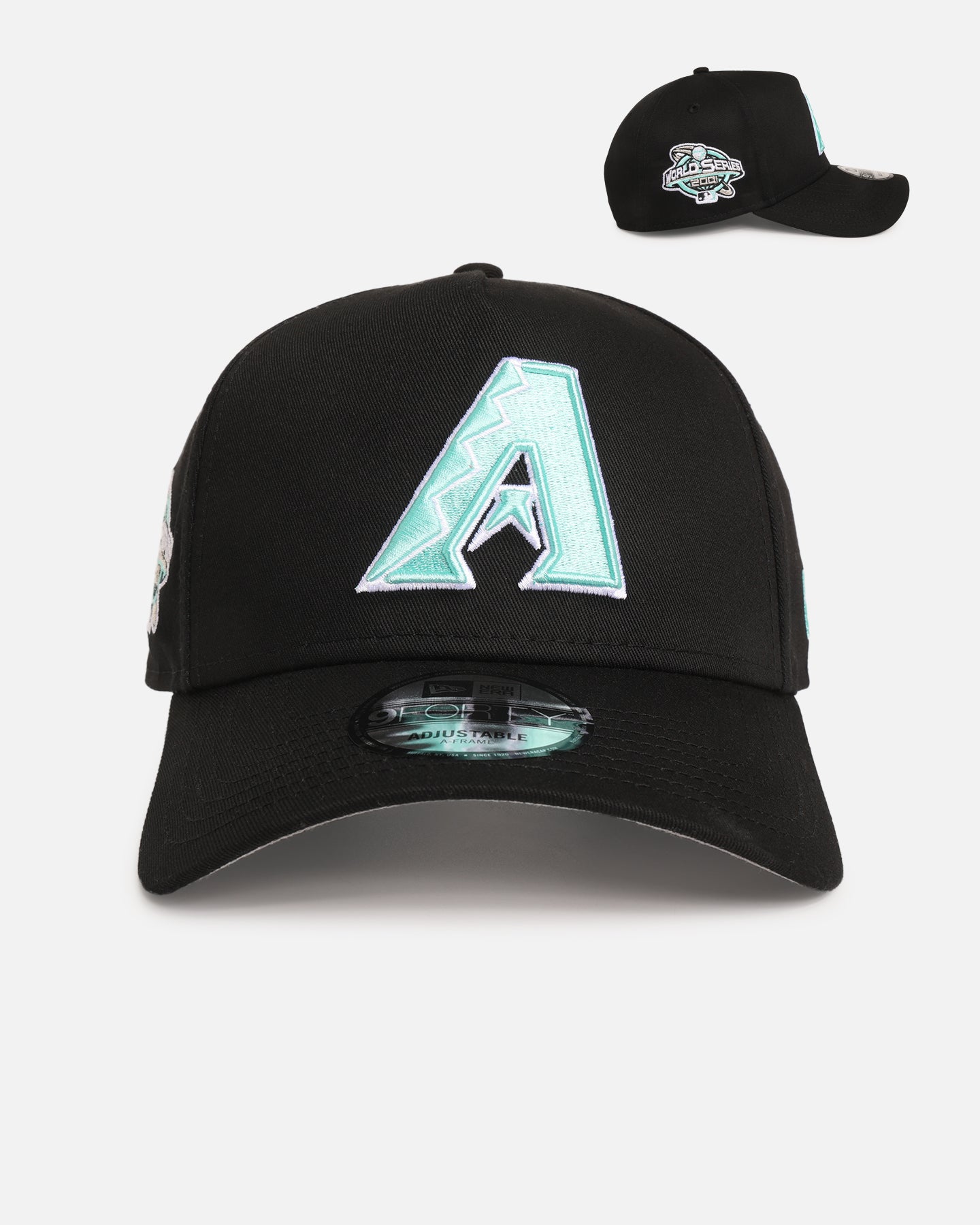 New Era Arizona Diamondbacks 'Black Aqua' 9FORTY A-Frame Snapback New Era Arizona Diamondbacks 'Black Aqua' 9FORTY A-Frame Snapback