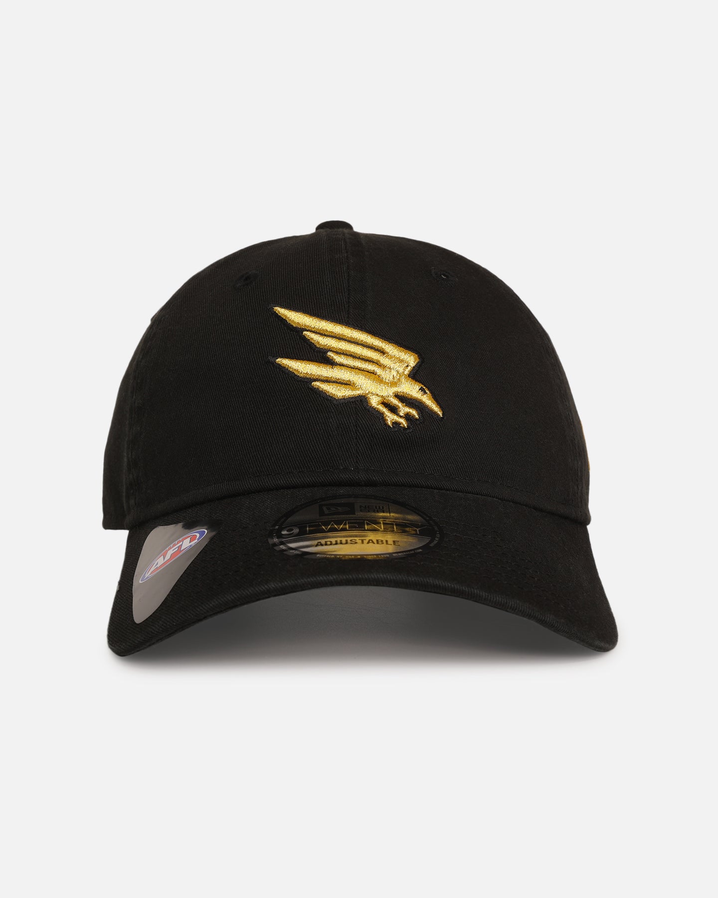 New Era Adelaide Crows 'AFL Black & Gold' 9TWENTY Strapback Black
