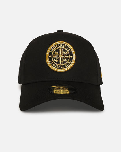 New Era Melbourne City FC 'A-League Exculsive' 9FORTY A-Frame Snapback Black/Gold