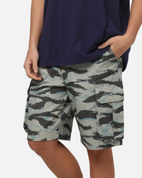 Carre Depot Cargo Shorts Tiger Camo