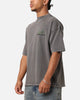 Saint Morta Paradise Mock Neck T-Shirt Washed Charcoal