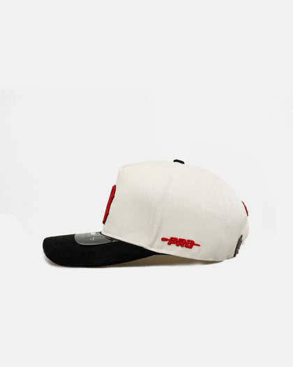 Pro Standard Boston Red Sox 'Signature Suede' Pro Pinch Strapback Off White/Black