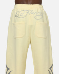 Ed Hardy Trinity Sweatpants Butter Yellow