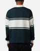 Carre Varsity Long Sleeve Polo Shirt Vintage Navy