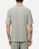 XXIII Pleated Button Up Shirt Olive