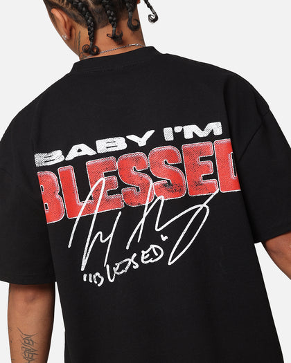 UFC By Culture Kings Max Holloway Baby I'm Blessed Heavyweight T-Shirt Black