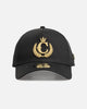 New Era X Culture Kings 'Chainstitch' 9FORTY A-Frame Snapback Black/Gold