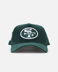 New Era San Francisco 49ers 'Dark Green Cord' 9FORTY A-Frame Corduroy Snapback Dark Green