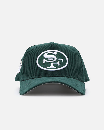 New Era San Francisco 49ers 'Dark Green Cord' 9FORTY A-Frame Corduroy Snapback Dark Green