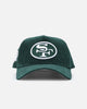 New Era San Francisco 49ers 'Dark Green Cord' 9FORTY A-Frame Corduroy Snapback Dark Green