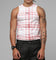 Loiter Hybrid Tank Pink Plaid