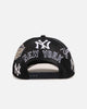 New Era New York Yankees 'Mesh Crown All Over Logos' 9FORTY A-Frame Snapback Official Team Colour