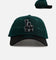New Era Los Angeles Dodgers 'Gothic Script Two Tone' 9FORTY A-Frame Snapback Dark Green/Black