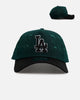 New Era Los Angeles Dodgers 'Gothic Script Two Tone' 9FORTY A-Frame Snapback Dark Green/Black