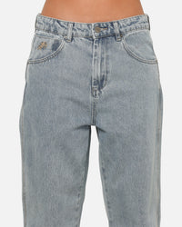 Worship Lounger Jeans Worship Worn Blue