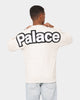 Palace Word Crewneck Grey Marle