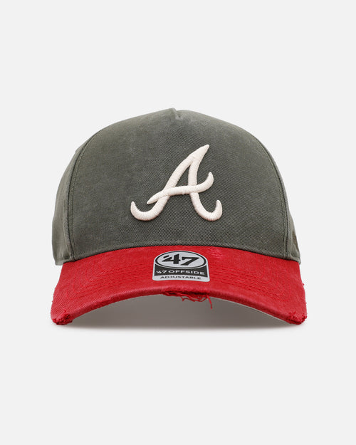 47 Brand Atlanta Braves 'Utilitarian' 47 Offside Strapback Moss