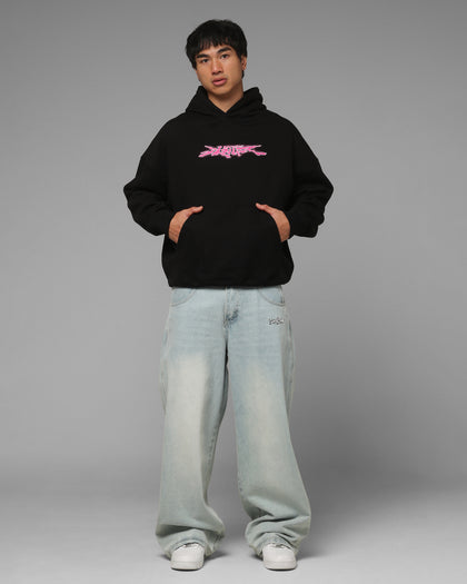 Loiter Cyber Logo Hoodie Black