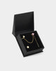 Raising Hell Women's Starry Heart Earrings Chain Gold/Pink
