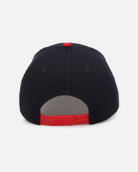 New Era Atlanta Braves 'Visor Embellishment' 9FORTY A-Frame Snapback Official Team Colors