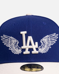 New Era Los Angeles Dodgers 'Team Wings' 59FIFTY Fitted Navy