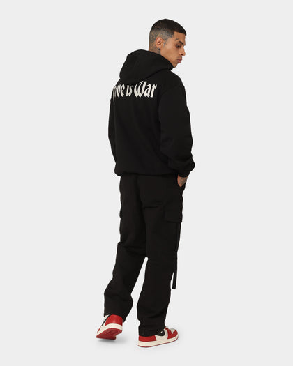 Loiter Love Is War Hoodie Black