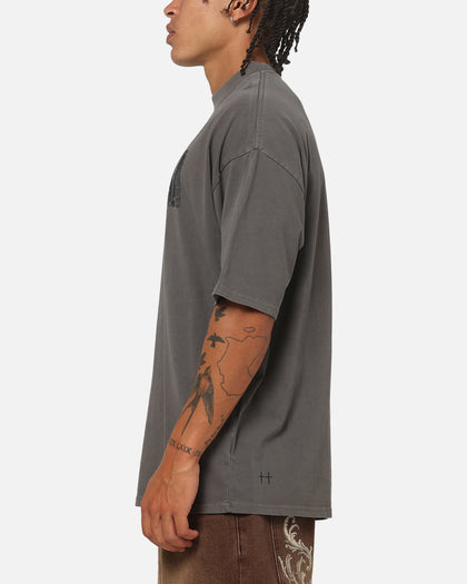 Saint Morta Exile Boxy T-Shirt Washed Charcoal