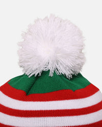 New Era South Sydney Rabbitohs 'NRL 2025 Collection' Knitted Badged Beanie Official Team Colour