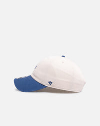 47 Brand Los Angeles Dodgers 'Two Tone' 47 Clean Up Strapback White/Blue