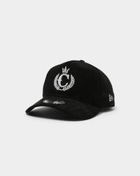 New Era X Culture Kings 9FORTY A-Frame Snapback Suede Black