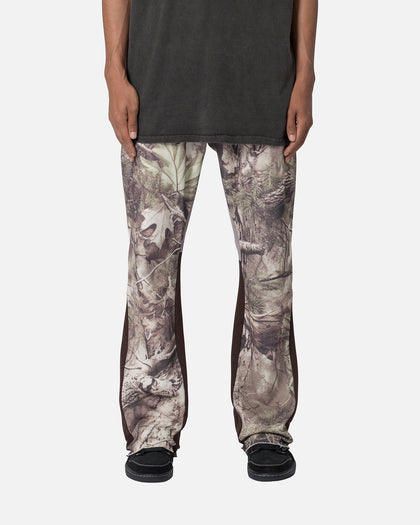 MNML Contrast Bootcut Sweatpants Tree Camo