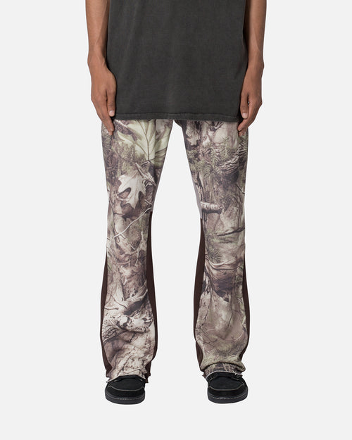MNML Contrast Bootcut Sweatpants Tree Camo