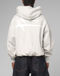 Loiter Ultra Hybrid Premium Zip Hoodie Grey
