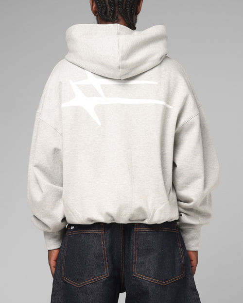 Loiter Ultra Hybrid Premium Zip Hoodie Grey