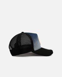 New Era San Diego Padres 'Bleach' 9FORTY A-Frame Trucker Snapback Denim
