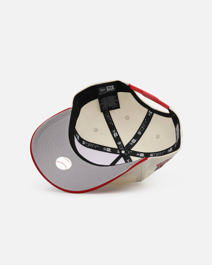 New Era Los Angeles Angels 'Team Color Visor' 9FORTY A-Frame Snapback Chrome