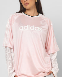 Adidas Women's Lace Long Sleeve Jersey Pink