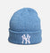 New Era New York Yankees 'Melange' Knitted Beanie Blue