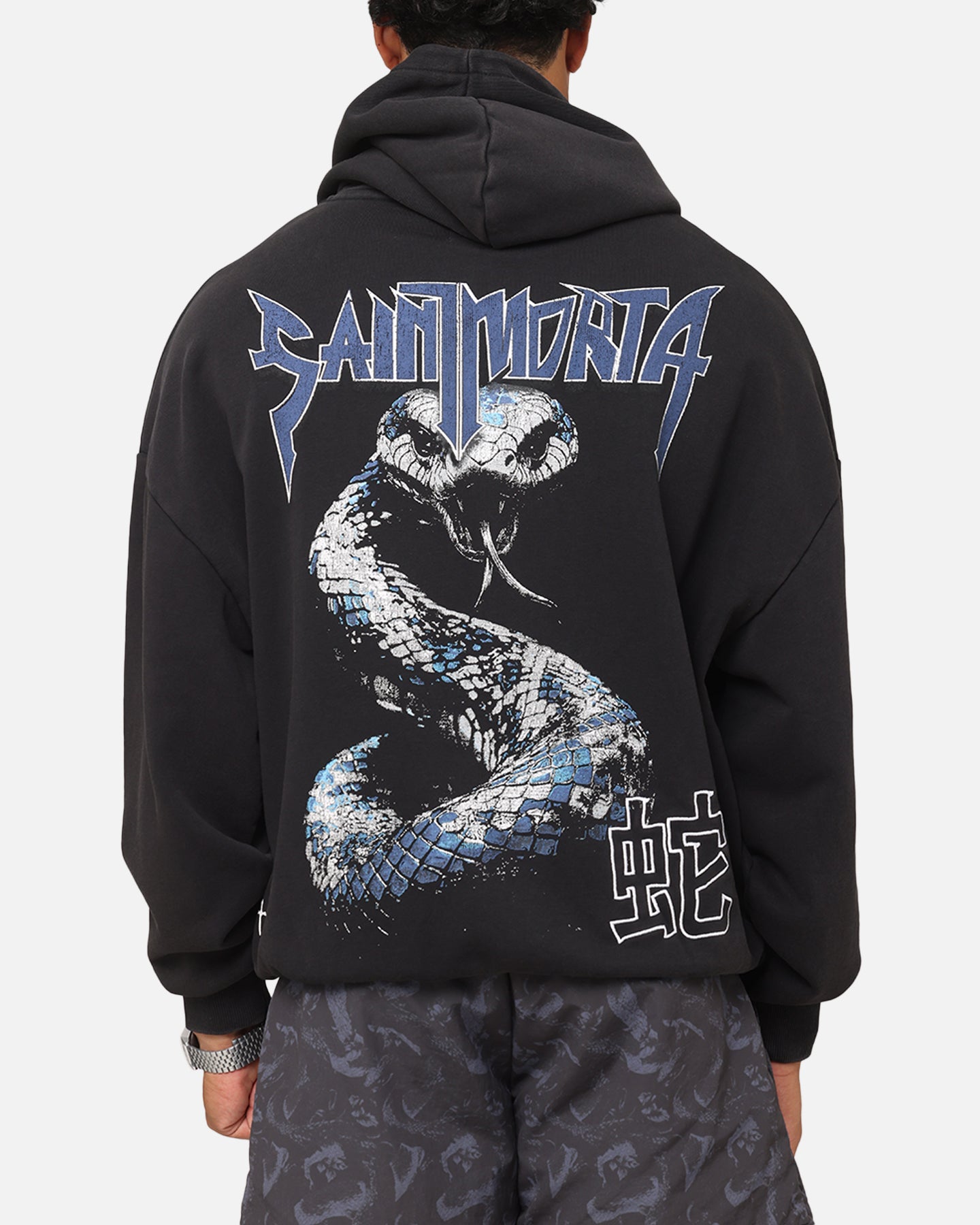 Saint Morta Year Of The Snake Hoodie Vintage Black | Culture Kings US