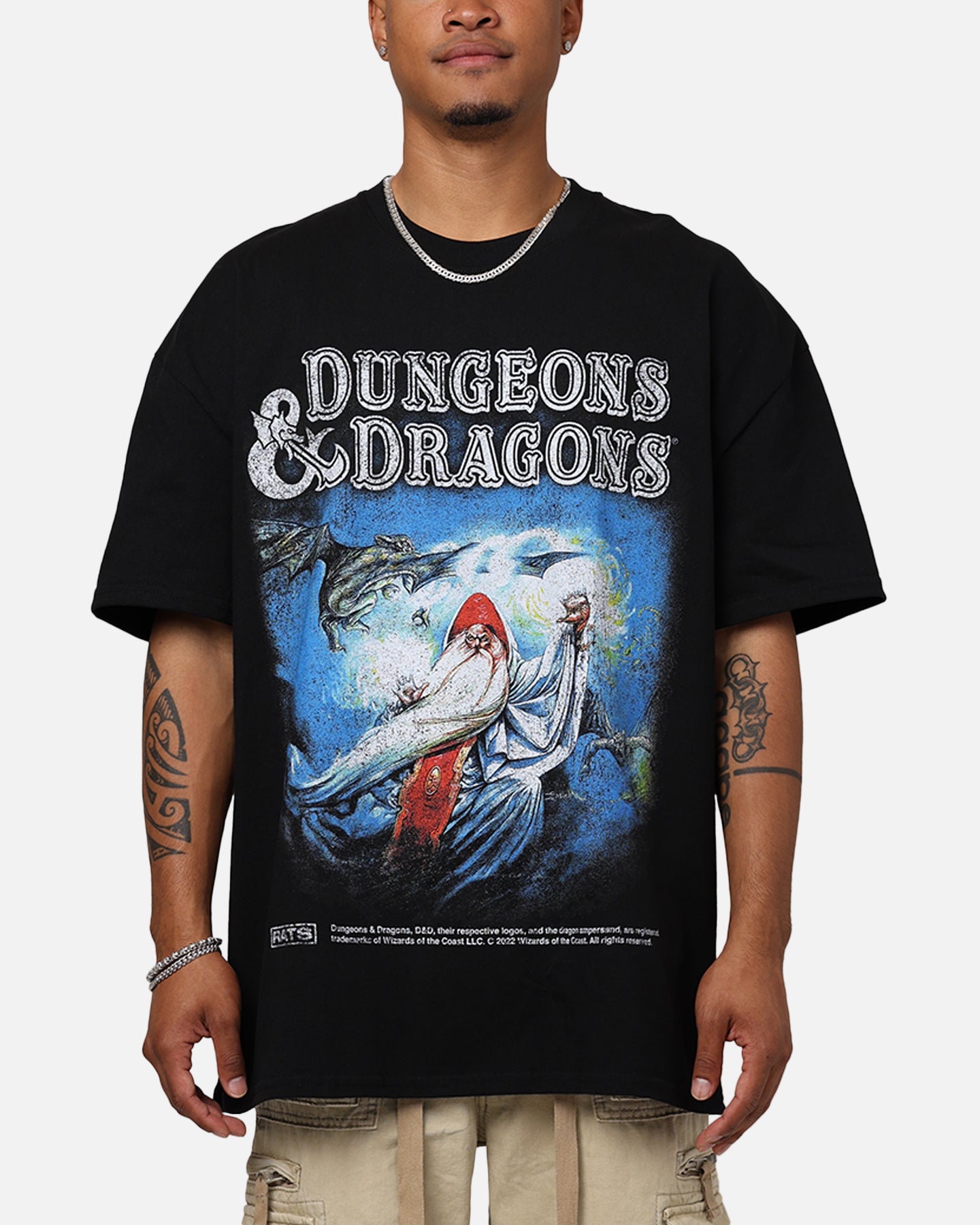 Rats Get Fat X Dungeons And Dragons Wizard Heavyweight Vintage T