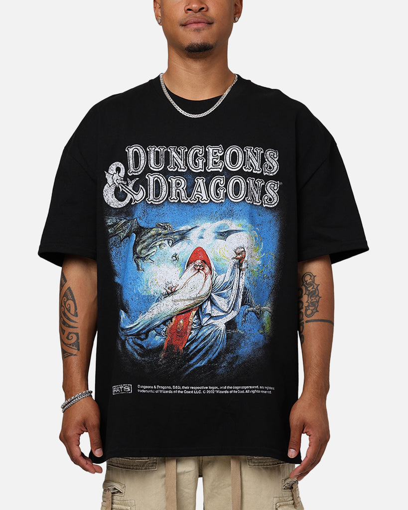 Rats Get Fat X Dungeons And Dragons Wizard Heavyweight Vintage T