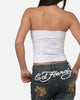 Ed Hardy Women's Dragon Boob Tube White