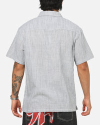 X-Large 91 Star Button Up Shirt White