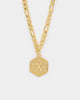 Raising Hell Women's Letter Anklet Gold