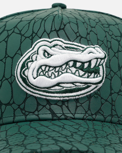 New Era Florida Gators football 'Croc Skin 2.0' 9FORTY A-Frame Snapback Dark Green