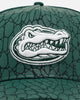 New Era Florida Gators football 'Croc Skin 2.0' 9FORTY A-Frame Snapback Dark Green