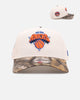 New Era New York Knicks 'Realtree Visor' 9FORTY A-Frame Snapback Cream/Camo