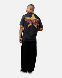 New Era X DC Wonder Women T-Shirt Washed Black