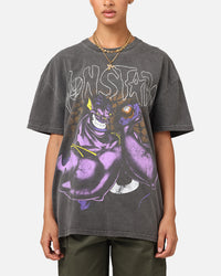 73Studio X Space Jam Monstars Heavyweight Vintage T-Shirt Black Wash