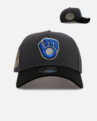 New Era Milwaukee Brewers 'Stealth 2.0' 9FORTY A-Frame Snapback Graphite